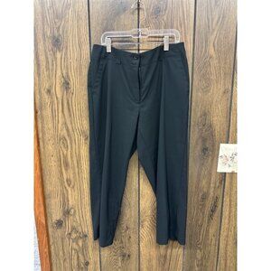 Nike Golf Womens Black Capri Pants Size 8 Lightweight Sportswear